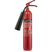 Los mejores  - Smartwares FEX-15621 - Extintor de CO2- Capacidad de 2 kg- Clase de Fuego B- Incluye Material de Montaje en Pared…